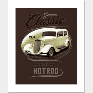 Hotrod Sedan 1934 Posters and Art